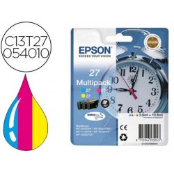 Cartouche epson t2705 jet d'encre c13t27054010 3 couleurs...