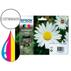 Cartouche epson t1816 jet d'encre c13t18164010 pack 4 encres