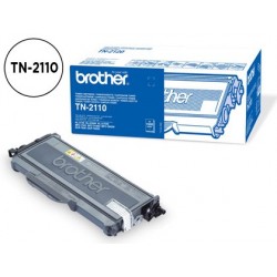 Toner laser brother tn2110 couleur noir 1500p