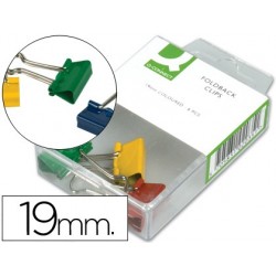Pince q-connect double clip largeur 19mm boîte plastique...