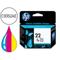 Cartouche hp 22 jet d'encre c9352ae 3 couleurs...