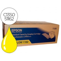Toner laser epson s051162 c13s051162 couleur jaune 2000p