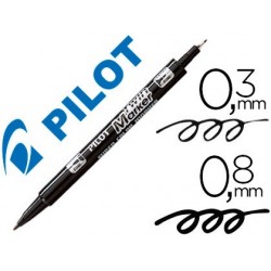 Stylo-feutre pilot twin marker pointe fibre polyester...