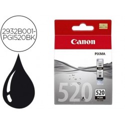 Cartouche canon jet d'encre 2932 b001-pgi520bk couleur...