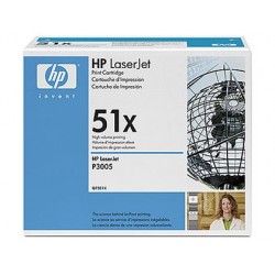 Toner laser hp n.51x q7551x couleur noir 13000p