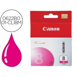 Cartouche canon jet d'encre 0622 b001-cli8m couleur...