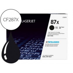 Toner laser hp 87x cf287x pour laserjet entreprise...