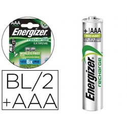 Pile energizer rechargeable extrême hr3 aaa 800 blister 2...