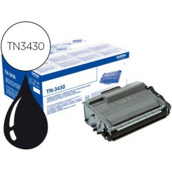 Toner laser brother tn3430 couleur noir 3000p