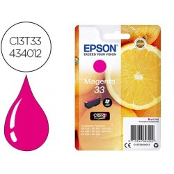 Cartouche epson t3343 jet d'encre orange claria couleur...