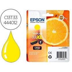 Cartouche epson t3344 jet d'encre orange claria couleur...