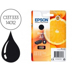 Cartouche epson t3331 jet d'encre orange claria couleur noir