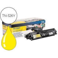 Toner laser brother tn326y couleur jaune 3500p