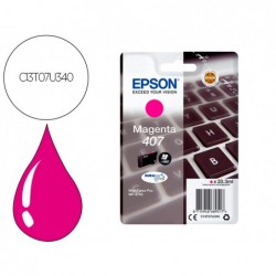 Cartouche epson jet d'encre 407l clavier couleur magenta 19k