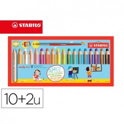 Crayon couleur stabilo woody multi talent 18 crayons 3 en...