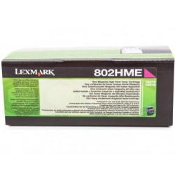 Toner lexmark 80c2hme couleur magenta 3000 psg