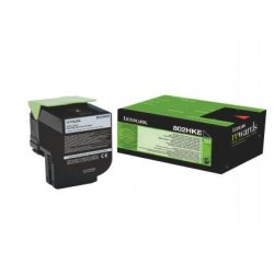 Toner lexmark 80c2hke couleur noir 4000 pag