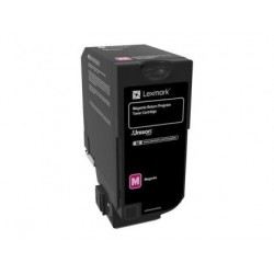 Toner laser lexmark 74c20m0 couleur magenta 3000 pag