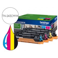 Toner laser brother tn243 pack de 4 couleurs