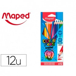 Crayons de couleurs maped strong ultra-r sistants tube m...