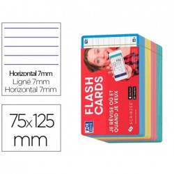 Fiches bristol oxford flash 2.0 75x125mm 32 fiches/film...