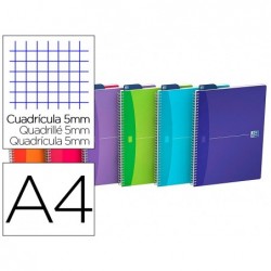 Cahier reliure integrale a4 100 pages 90g polypropylene...