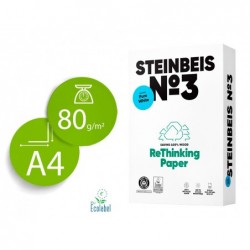 Papier steinbeis recycle multifonction n 3 - 80 gr a4 blanc