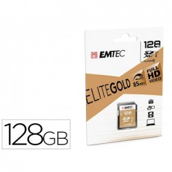 Carte memoire emtec micro sd 85mb 128gb classe 10 elite gold