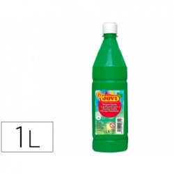 Gouache jovi liquide bouteille 1000 ml. vert moyen.