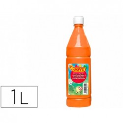 Gouache jovi liquide bouteille 1000 ml. orange.