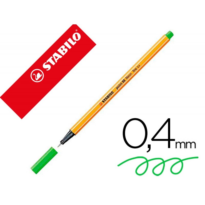 Stylo-feutre pointe fine (0,4 mm) - Vert