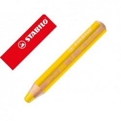 Crayon multi talents stabilo woody 3 in 1 jaune