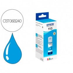 Cartouche encre epson ecotank c13t06b240 t113 cyan