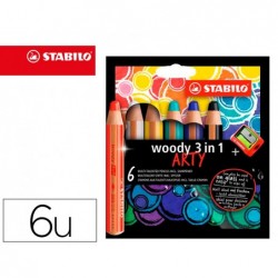 Crayons multi-talents stabilo woody 3in1 + 1...