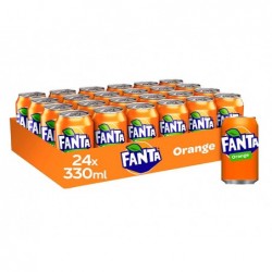 Fanta orange slim can 33cl/24