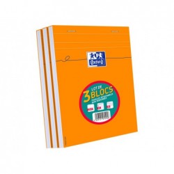 Bloc oxford agrafé a5 80 feuilles 80g 5x5 lot 2...