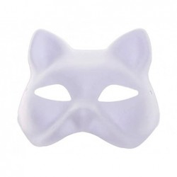 Masque loup dtm simple sans nez coloris blanc lot 10 unités