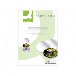 Étiquette adhésive q-connect cd dvd laser jet encre...