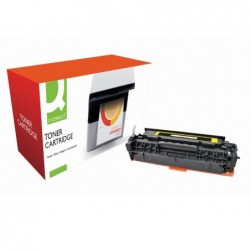 Toner laser q-connect compatible imprimantes hp cc532a...