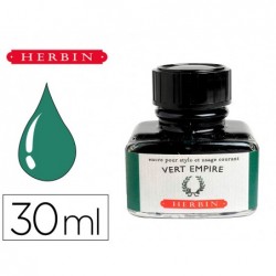 Flacon d'encre j.herbin vert empire 30ml