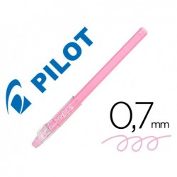 Frixion ball stick roller encre gel rose corail 0.7 mm