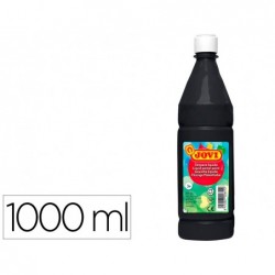 Gouache jovi liquide bouteille 1000 ml. noir.