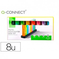 Surligneur q-connect fluorescent pastel pointe biseautee...