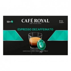 Cafe royal espresso decaffeinato s comp 50 capsules