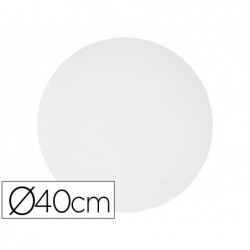 Carton peindre rond clairefontaine coton blanc 40cm