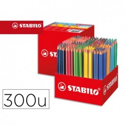 Crayon couleur stabilo trio maxi schoolpack triangulaire...