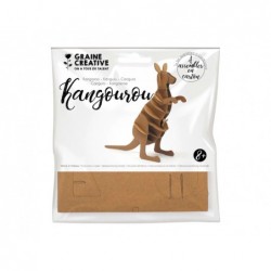 Maquette kangourou 3d graine creative carton a assembler...
