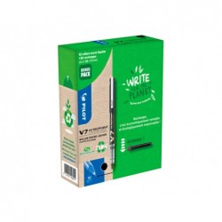 Greenball roller encre liquide 10 stylos + 10 recharges...