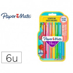 Blister 6 stylos-feutres paper mate flair senteur coloris...
