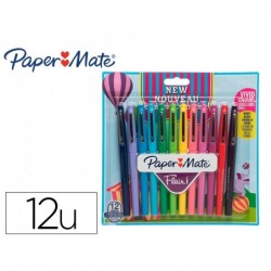 Blister 12 stylos-feutres paper mate flair carnaval...